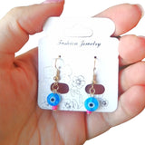 Women Handmade Jewelry Bead Evil Eye Earring