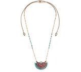 Adjustable long boho necklace