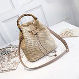 Straw Bucket Bag
