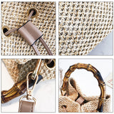 Straw Bucket Bag