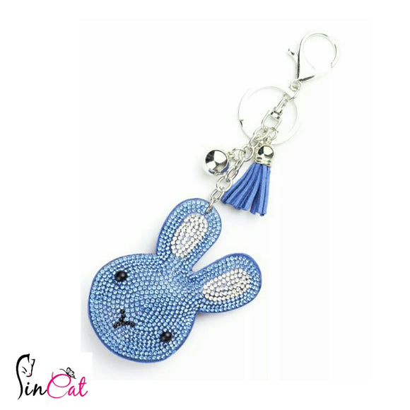 Rabbit Crystal keychain