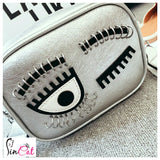 Bling Small shoulder Silver bag