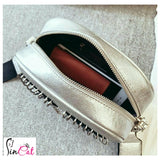 Bling Small shoulder Silver bag
