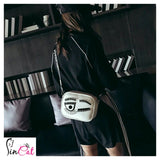 Bling Small shoulder Silver bag