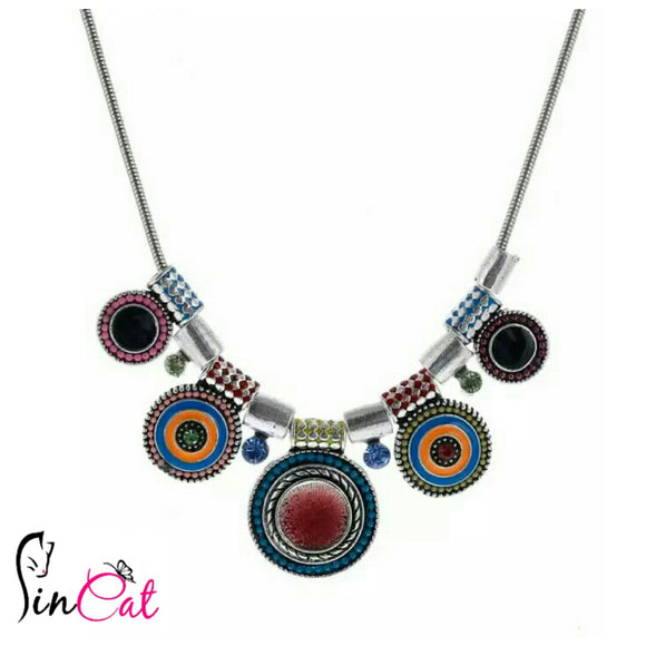 Choker Necklace  Vintage Silver Plated