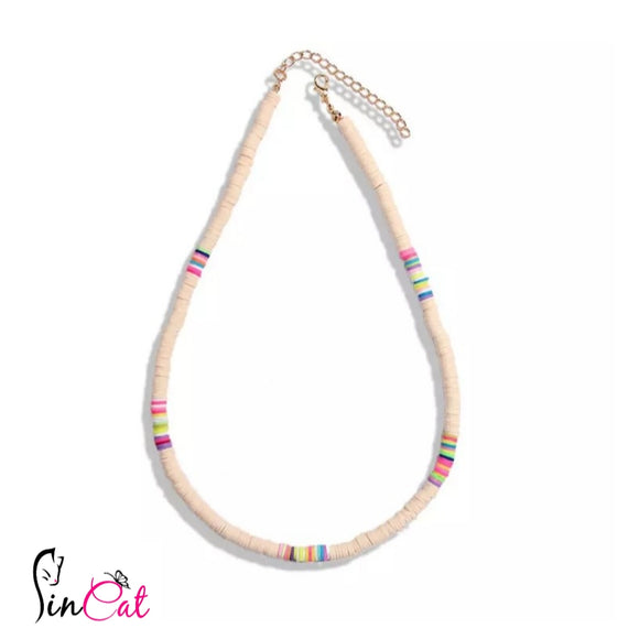 Surfer ecru necklace