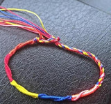 Hot Bohemian Thread Handmade Woven Braided anklet bracelet