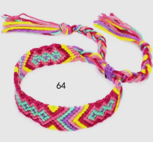 Hot Bohemian Thread Handmade Woven Braided anklet bracelet