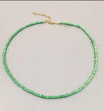 seed beads choker necklace