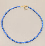 seed beads choker necklace
