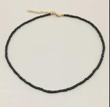 seed beads choker necklace