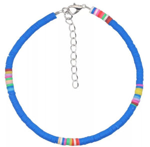 New 6mm Polymer Clay Anklet For Women Handmade Summer Beach surfer Ankle
