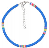 New 6mm Polymer Clay Anklet For Women Handmade Summer Beach surfer Ankle