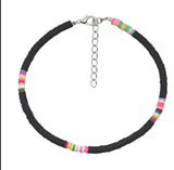 New 6mm Polymer Clay Anklet For Women Handmade Summer Beach surfer Ankle