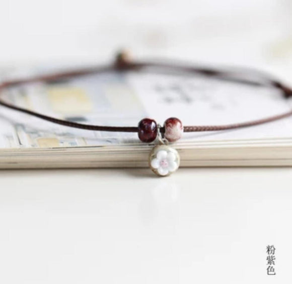 original handmade ceramic Anklet simple fashion female