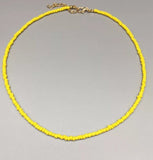 seed beads choker necklace