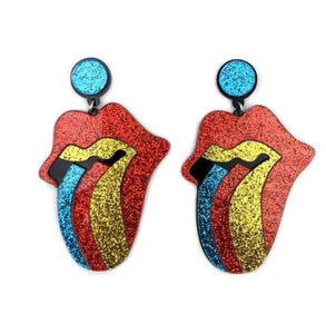 Lips Mouth Acrylic Earrings