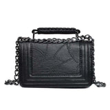 Black rivets large capacity bag